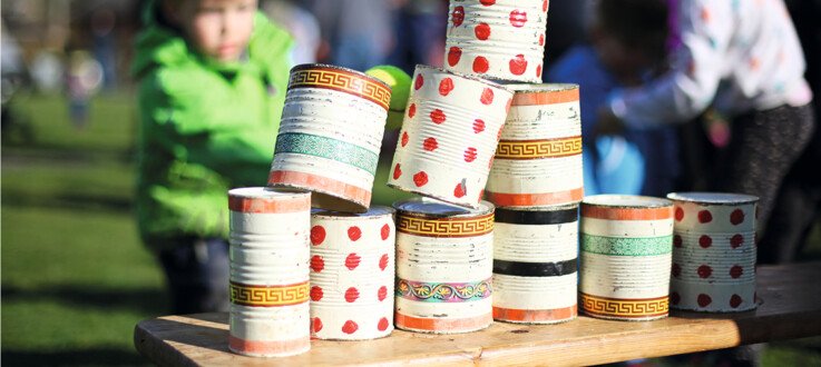 Fabriquer un chamboule-tout : DIY enfant