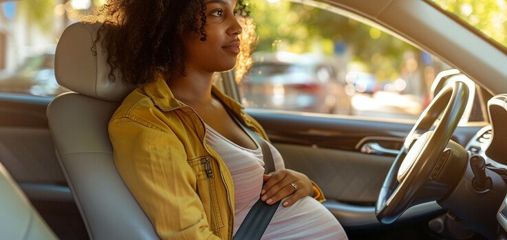 La ceinture de sécurité pour les femmes enceintes